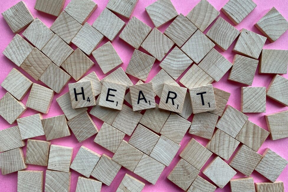 wooden letter tiles, alphabet, heart, word, love, valentine, romance, romantic, valentine's day, letters, scrabble, letter tiles, alphabet tiles, closeup